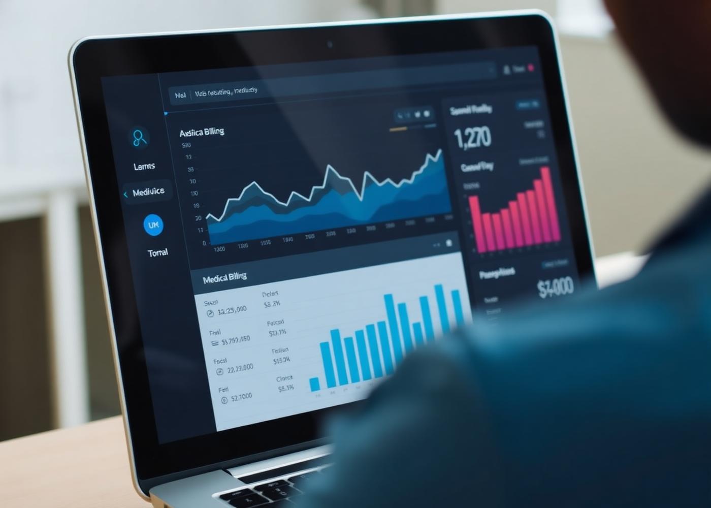 Dashboard financeiro MEDDEM